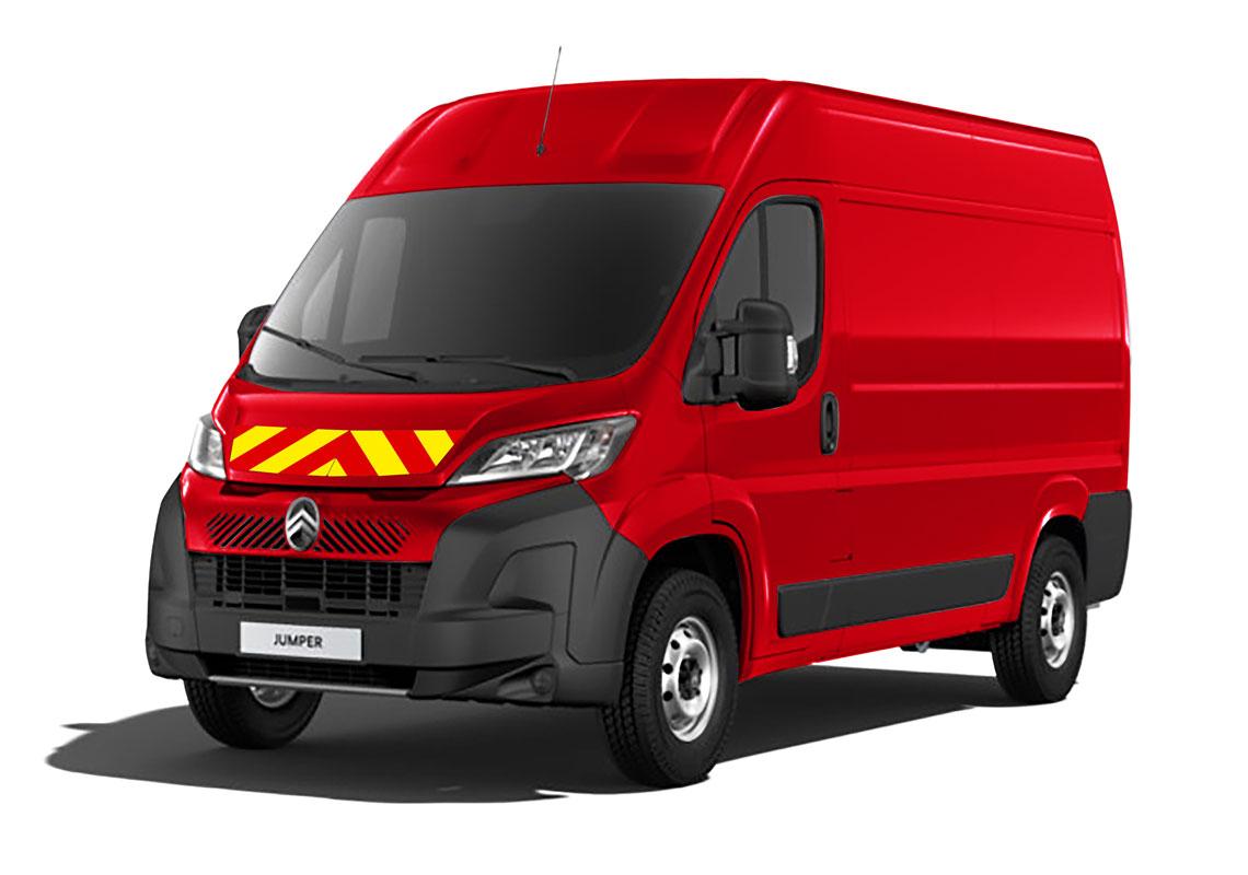 Kit de balisage prédécoupé total POMPIER AVERY CITROEN JUMPER 2024